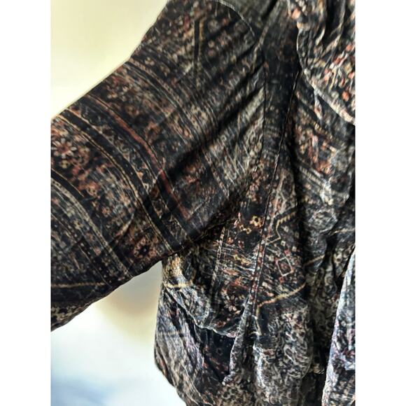 Rundholz Dip Dark Kelim Plush Padded Jacket Coat Medium Full Zip Unique Rare - Picture 5 of 14